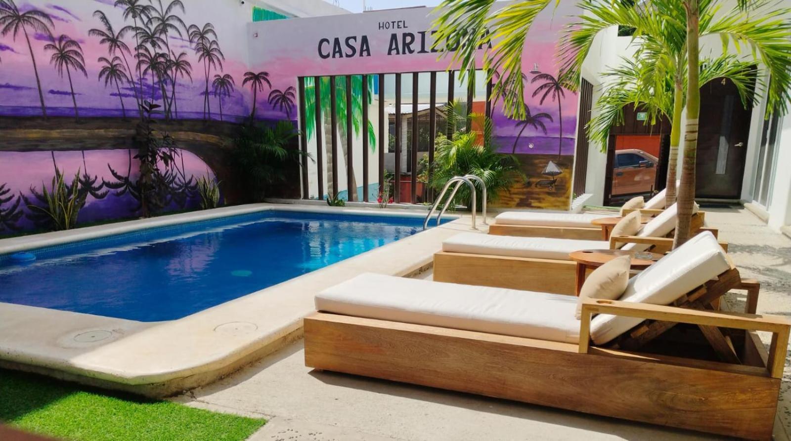 Отель Casa Arizona Brisas de Zicatela Экстерьер фото